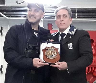 Capitano di vascello Andrea Ventura e Presidente ANMI Nicola Martinucci 2