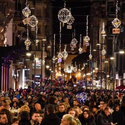 via sparano luci bari natale 2018 illuminazione