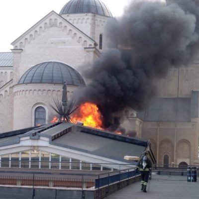 incendio casa divina provvidenza bisceglie vigili del fuoco