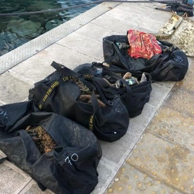 michele emiliano pulizia tremiti ragazzi ciechi