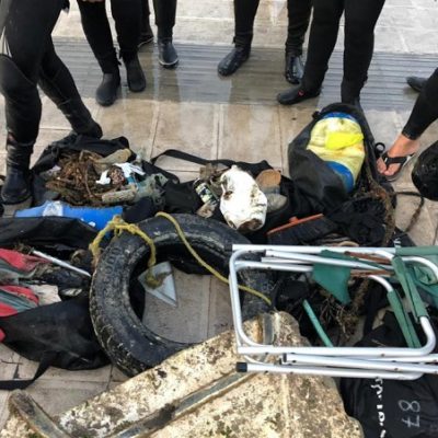 michele emiliano pulizia tremiti ragazzi ciechi