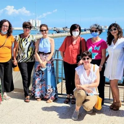 Osservatorio Giulia e Rossella-Centro antiviolenza di Barletta, con Tina Arbues, consigliera regionale Ciliento, assessora comune Maria Anna Minervini