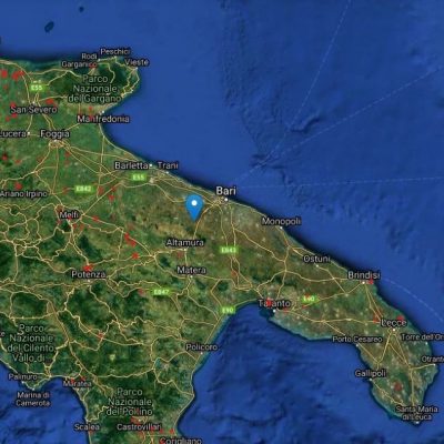 La mappa dei roghi attivi in Puglia