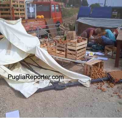 guagnano tromba d’aria puglia lecce salento